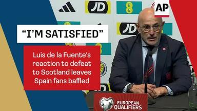 "I'm satisfied" - De la Fuente's reaction to defeat in Scotland leaves Spain fans baffled
