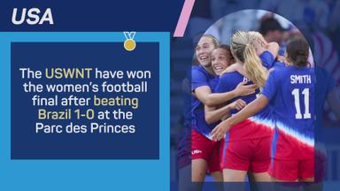 Medal Alert - USA wins gold in women's football 