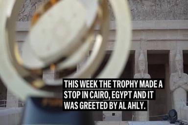 FIFA Club World Cup trophy travels to Egypt, during global tour 