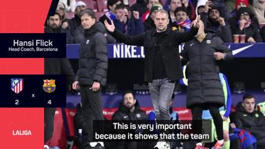  Flick praises Barca spirit after stunning comeback at Atletico