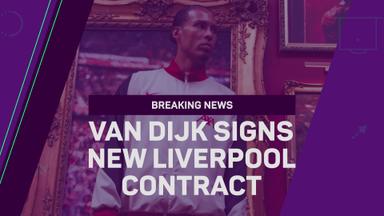  Breaking News - Van Dijk signs new Liverpool deal