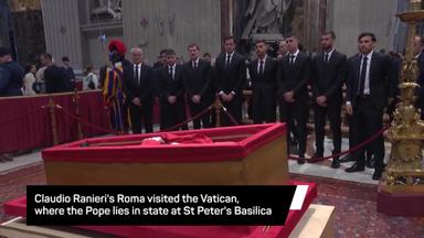  Serie A honours Pope Francis 